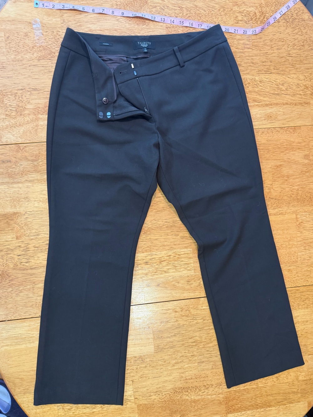 Talbots Women's Black Dress Pants - Straight Leg Professional